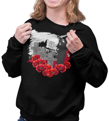 Bluza PATRIOTYCZNI CZERWONE MAKI